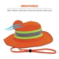 thumbnail image 4 of Gorro Ergodyne Hi-vis Ranger Lightweight Orange S-M, 4 of 6