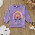 thumbnail image 2 of Vedolay Hoodies for Teen Girls Baby Boys Hooded Outerwear Warm Winter Coat Outwear Clothes Purple,120, 2 of 5
