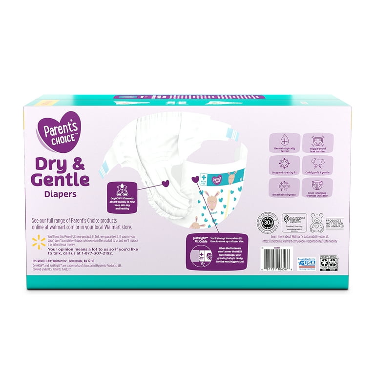 Parent's Choice Dry & Gentle Diapers Diaper Review - Consumer Reports