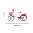 thumbnail image 4 of Weiweiguan 1pc Mini Bike Model Simulation Bike Mini Cycle Miniature Decoration Prop, 4 of 7