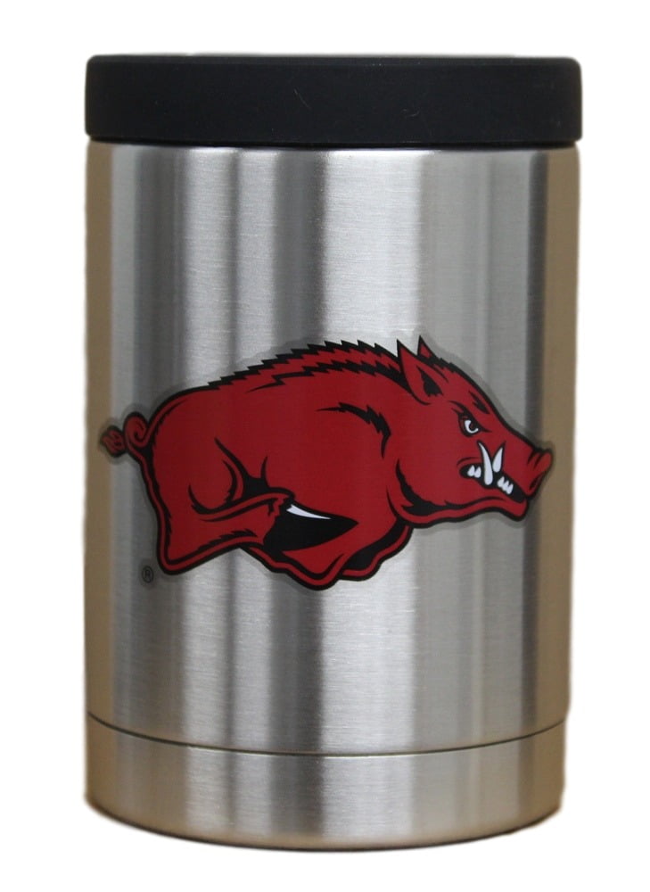 Arkansas Razorbacks NCAA Stainless Steel Insulated 12oz Jacket with Seal by Gametime Sidekicks