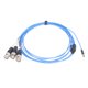 thumbnail image 3 of Cable De Puente BNC Macho A Macho, Cable De Prueba del Sensor De Aceleración Conector Hembra De 4 Pines A 3 BNC Cable del Sensor De Aceleración De Vibración Revestido De PTFE, 3 of 8