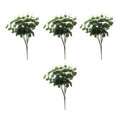 thumbnail image 2 of 4 hojas artificiales de eucalipto de imitación, ramas de eucalipto realistas y vívidas, decoración para bodas., 2 of 14