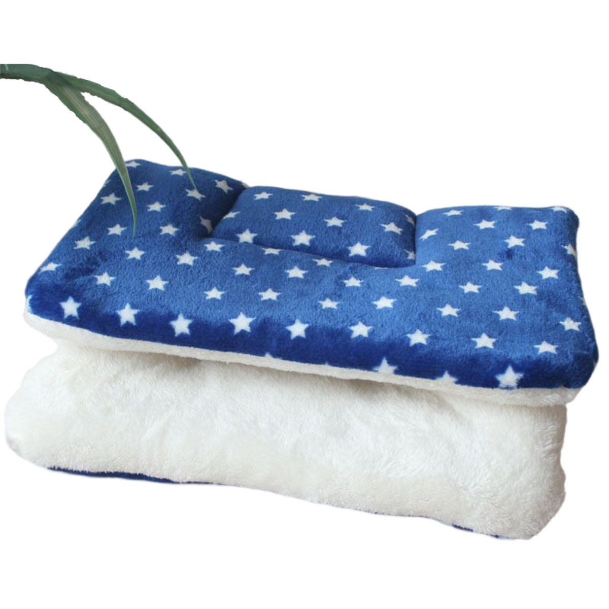 Soft Dog Cat Bed Mat Blanket Reversible Wool Pet Bed Kennel Pads, for