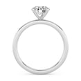thumbnail image 3 of AFFY 4-Prong Solitaire Engagement Rings For Women, 1.00 Carat (ctw) Round Lab Created Moissanite Promise Ring For Her In 14k White Gold Over Sterling Silver | VVS1 Quality Ring Size-4, 3 of 5