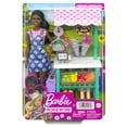 thumbnail image 7 of Barbie Careers Farmers Market Playset with Brunette Fashion Doll, Furniture & Accessories, 7 of 7