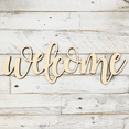 thumbnail image 3 of 6in x 17.2in x 1/4in | Welcome Wall Decor | Wooden Cutout Word | Script Word, 3 of 3