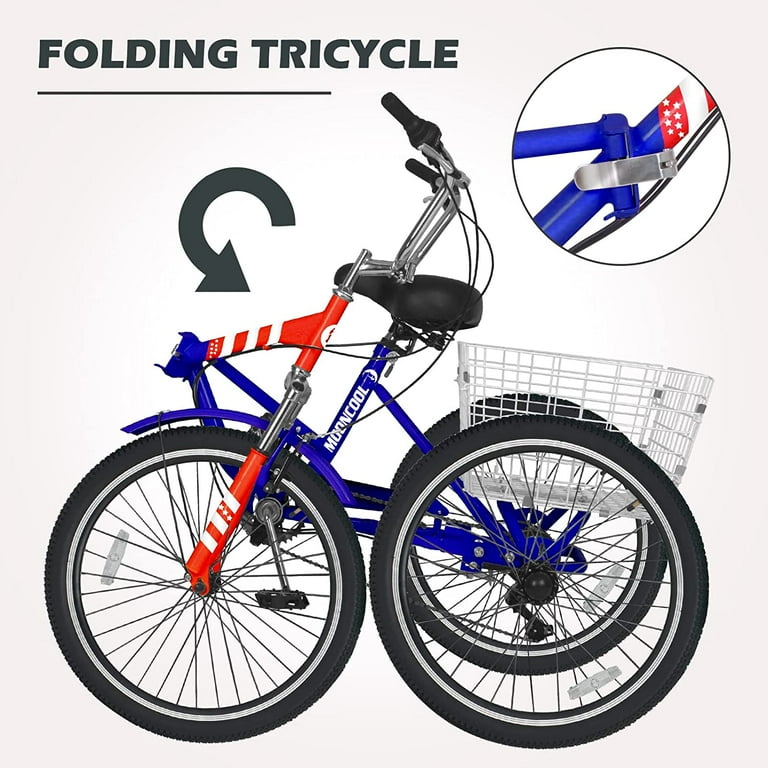 Folding tricycles hot sale for seniors