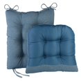 thumbnail image 3 of Klear Vu Omega Juego De Cojines Antideslizantes Para Mecedora Con Acolchado Grueso Y Diseño Capitoné, Incluye Cojín Para Asiento Y Almohada Para Respaldo Con Lazos Para Mecedora De Sala De Estar, 17 X, 3 of 4