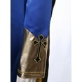 thumbnail image 6 of Hansber Women Liturgical Praise Dance Dresses Lyrical Dancewear Full Length Minister Pastor Robe Royal Blue 3XL, 6 of 7