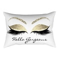 thumbnail image 1 of de Decoración del hogar Patrón de pestaas Funda de cojín de poliéster Oficina Coche Café Funda de almohada (J) LHCER Descripción de la referencia, 1 of 8