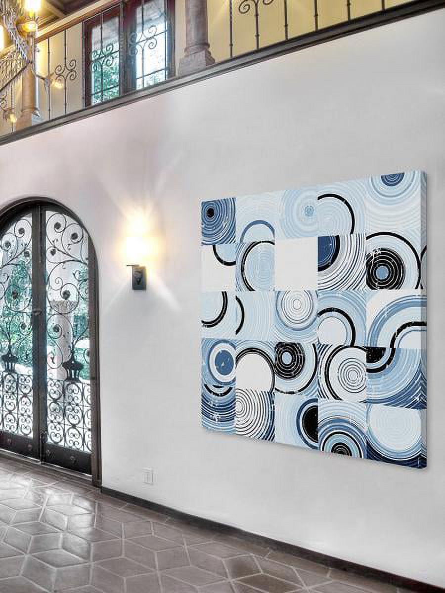 "Swirl Puzzle" Painting Print on Wrapped Canvas