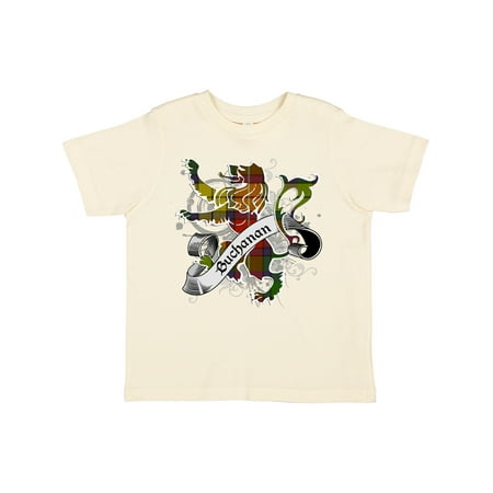 

Inktastic Buchanan Tartan Lion Gift Toddler Boy or Toddler Girl T-Shirt