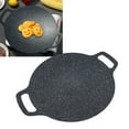 thumbnail image 4 of Korean BBQ Grill, Durable High Thermal Conductivity Non Rust Wear Resistance Korean BBQ Grill Strong Practicability Coating Universal Induction Cooker Anti Stick Pan Thickened Alum, 4 of 8