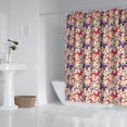 thumbnail image 2 of Butterfly Colorful Wing Pattern Shower Curtain 84"x72" ,Bathroom Decorative Shower Curtains Set with 12 Hooks,Modern Waterproof Washable Shower Curtain, 2 of 6