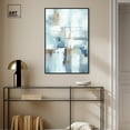 thumbnail image 3 of House Of Lines II Blue Abstract Wall Art Canvas Wall Art by Art Remedy, Black Floater Frame, 25" x 37", 3 of 7