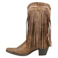 thumbnail image 2 of Roper Womens Fringes Snip Toe Cowboy  Casual Mid Calf Boots, 2 of 4