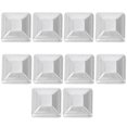 thumbnail image 2 of 10pcs Durable Haute Qualité Clôture Post Casquette Moderne Robuste Galvanisé Bouchon, 2 of 6