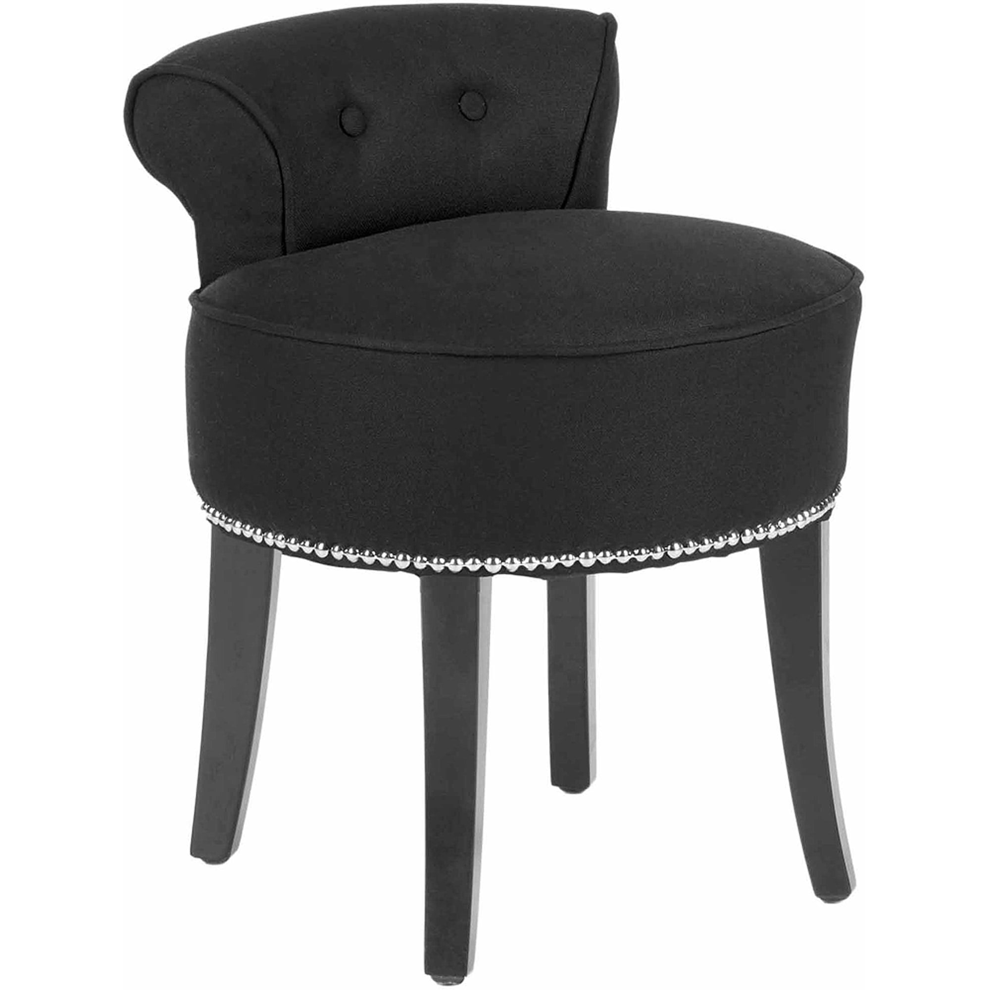 This swivel upholstered vanity chair is perfect for your bathroom or powder room. walmart