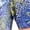 Blue Yellow Graphic Bloom, variant on Catherines Women's Plus Size Petite Scoopneck Maxi Dress