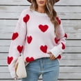thumbnail image 2 of Sweatshirt for Women Perfect For Daily Wear or Loungewear! The Best Choice for Valentine's DayS White Valentine's Day Sweatshirt, 2 of 6