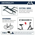 thumbnail image 2 of Leader Accessories 2-Bike Platform Style Hitch Mount Bike Rack, Tray Style Bicycle Carrier Racks Foldable Rack for Cars, Trucks, SUV and Minivans with 2"" Hitch Receiver, 2 of 6