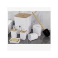thumbnail image 1 of 6pcs Luxury Bathroom Accessory Set, Including Soap Dish, Toothbrush Holder, Cup, And Etc., 1 of 4