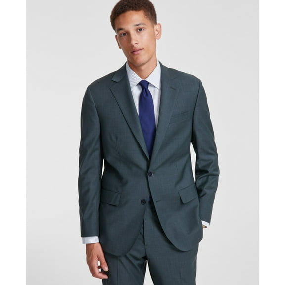 Brooks Brothers Mens Classic fit Suit Jacket Blazer 40 L Green Solid