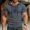 Gray, variant on Mens Trendy Hoodie Summer Fashion Men's Casual Loose Hooded Binding Short Sleeve Top Blouse Hoodie