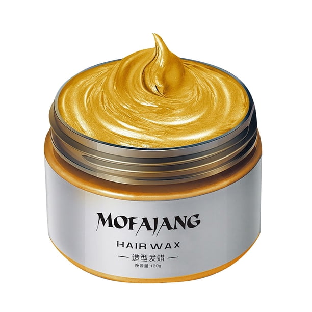 Pomadas de cera para el cabello, Material de cera para teñir el cabello Natural, arcillas desechables para peinar el cabello, ceniza para Cosplay