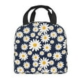 thumbnail image 3 of Kuqiui Daisy Floral Print Lunch Bag Lunch Box for Women & Men,Large Capacity Insulated Lunch Bag for Adult,Leakproof Reusable Lunch Tote Bags for Work/Office/Travel/Picnic, 3 of 8