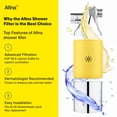 thumbnail image 3 of Filtro de ducha Afina Hard Water Removal Chrome, 3 of 9