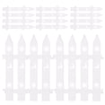 thumbnail image 1 of OULII 10Pcs Garden Decor Plastic Fence Christmas Tree Fences White for Event Planners, 1 of 8
