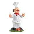 thumbnail image 3 of Rongfmy Chef Sculpture Bottle Holder Resin Crafts Tabletop Statue Creative Bottle Holder A, 3 of 9
