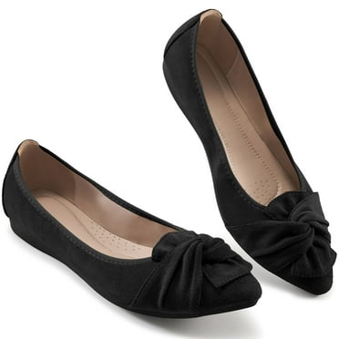 Ecetana Womens Flats Pointed Toe Ballet Flats for Women Comfort Soft Slip On Flat Shoes