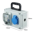 thumbnail image 1 of Distributeur de Puissance Mural avec Interrupteur 10 A 250 V 2P, 1 of 8