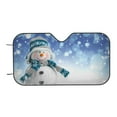 thumbnail image 7 of Haiem Christmas Snowman In The Snow Car Windshield Sun Shade - Blocks UV Rays Sun Visor Protector, Sunshade to Keep Your Vehicle Cool, Universal Fit SUV Van Sedan-Small, 7 of 7