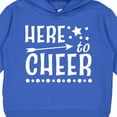 thumbnail image 3 of Inktastic Here to Cheer Cheerleading with Arrow and Stars Toddler Hoodie, 3 of 4