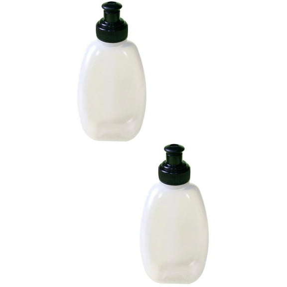 2 Pieces Running Water Bottle Marathon Kettle Supplies White