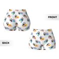 thumbnail image 5 of Fotbe Panda And Rainbow Seamless Shorts, Womens Workout Shorts High Waist Stretch Booty Short for Gym/Yoga/Running/Biking-Large, 5 of 9