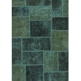 thumbnail image 1 of Ahgly Company Indoor Rectangle Patchwork Light Blue Transitional Area Rugs, 2' x 5', 1 of 4