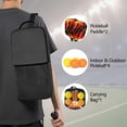 thumbnail image 5 of Pickleball Paddles Set Of 2, Fiberglass Surface, Flame Print, 4 Balls & Bag, 5 of 5