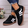 thumbnail image 3 of Rokment Women's High Top Fashion Sneakers Vintage Casual Lace up Non Slip Work Shoes Walking Tennis Flat for Woman 2026 Spring Fall Black Size 6, 3 of 6