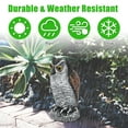 thumbnail image 4 of FungLam 5Pack Owl Decoy Statue Protect Garden Yard Scare Birds Away Pigeon Repellent Scarecrow, 4 of 8
