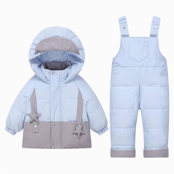 UAYOTSE Kids Winter Snowboard Suits 2 Piece Ski Jackets Bib Overall Snowpants Set Boys Girls Snowsuits,Sizes 2-3 Years