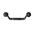 thumbnail image 2 of Utopia Alley 25pcs Suffolk Pull Handle - Decorative Cabinet Drop Pull Handles- Vintage Cabinet Hardware with Hand Finished Oil Rubbed Bronze - Metal Drawer Pull Handle, 3.8" Center to Center, 2 of 6