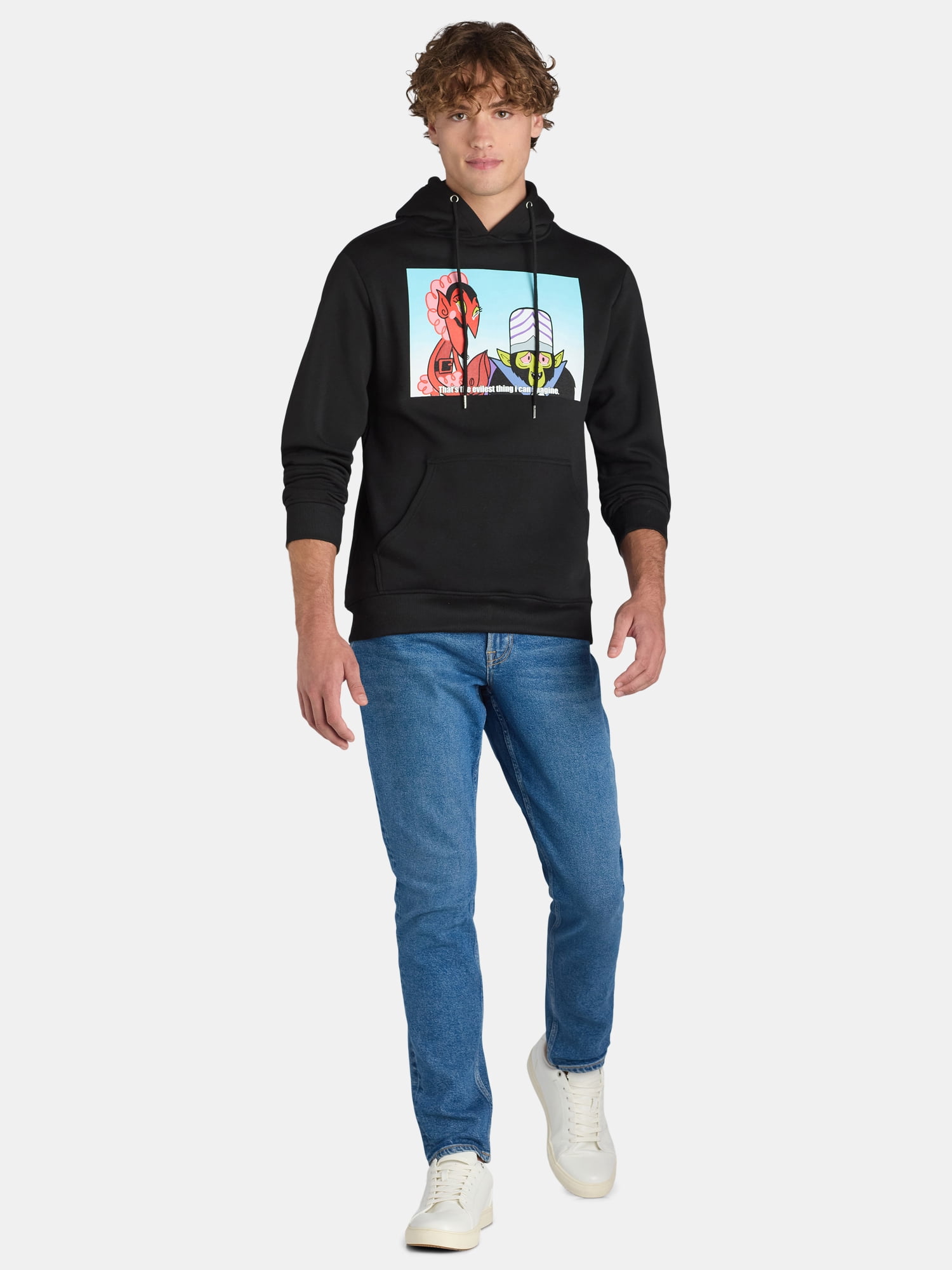 Powerpuff Girls Men's and Big Men’s Villains Graphic Hoodie, Sizes S-3XL