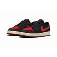 thumbnail image 3 of [DX4981-006] Jo r-dan Men's A i r-Jor-dan 1 KO Low Bred Black Red Sneakers *NEW*, 3 of 5