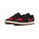 thumbnail image 3 of [DX4981-006] Jo r-dan Men's A i r-Jor-dan 1 KO Low Bred Black Red Sneakers *NEW*, 3 of 5