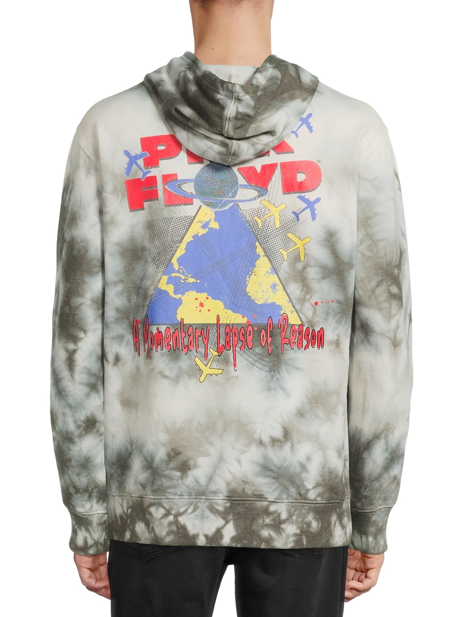 Pink Floyd World Tour Men s Big Men s Tie Dye Graphic Hoodie Walmart